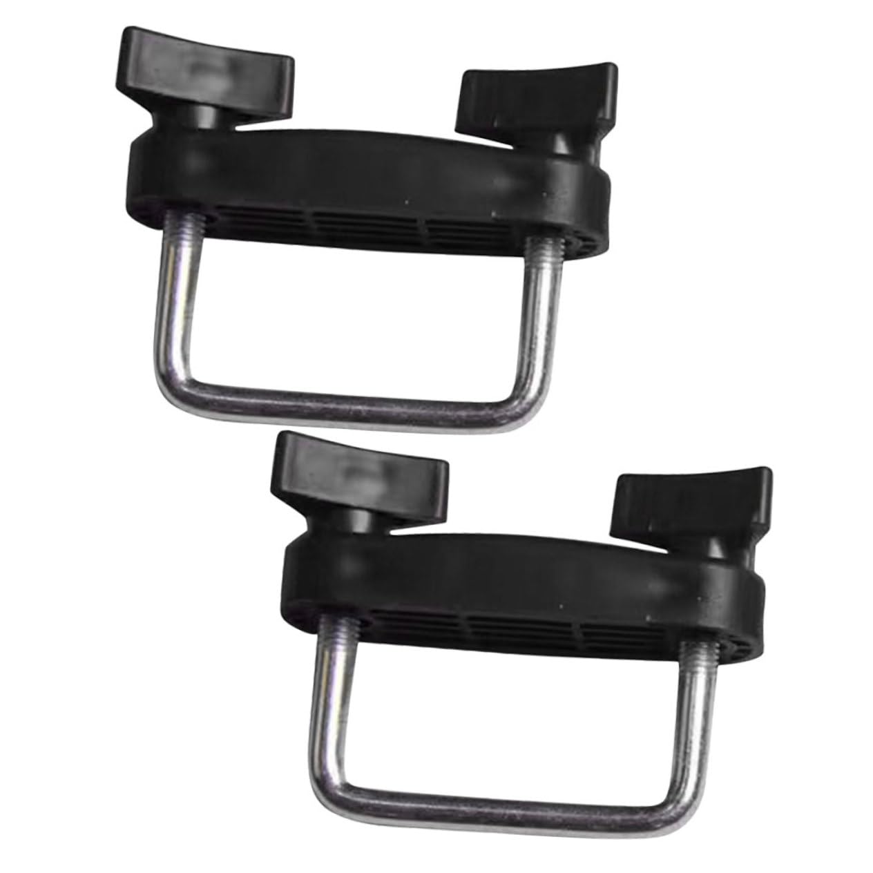 HOLIDYOYO Roof Rack Accessories Car Roof Clips 2pcs Cargo Carrier Rack Mounting Clips Plastic Metal Stylish Design