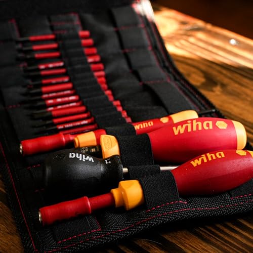 Image of Wiha 28781 20 Piece Insulated TorqueVario-S (10-50 in /lbs) and Slimline Blade Set | 10-50 in /lbs