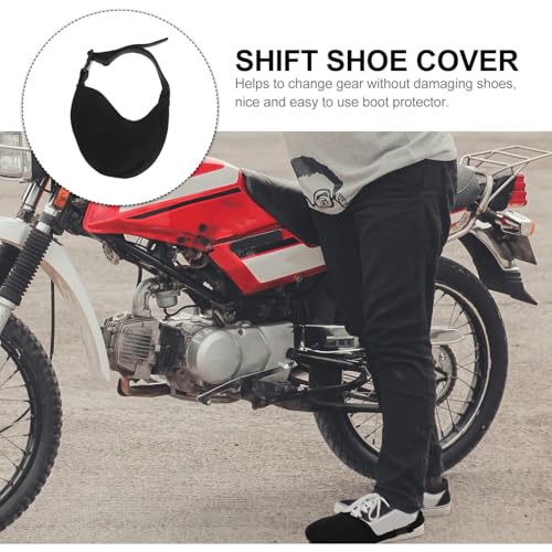 DECHOUS 5 piezas Cubiertas para zapatos de motocicleta para invierno, protectores de cambio de marcha resistentes a la abrasión miniatura 7