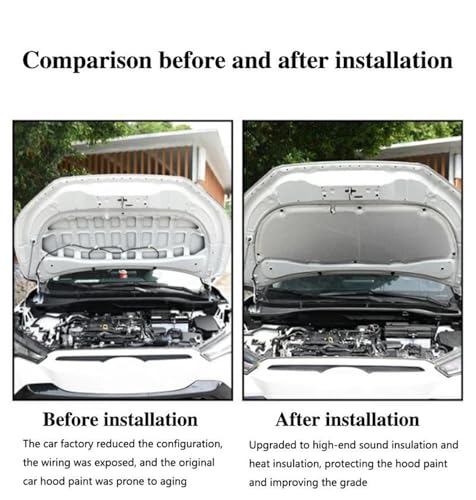 Accessoire auto isolation phonique et thermique capot Camry XV40