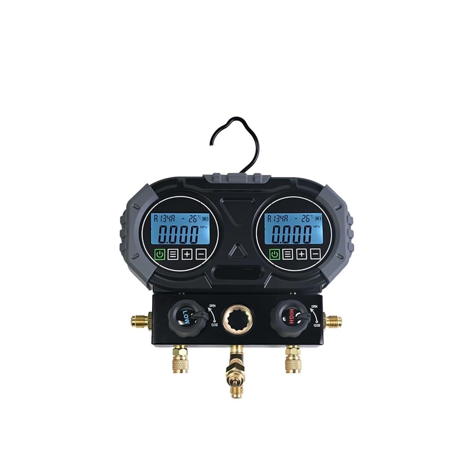 Ciśnieniomierz, Cyfrowy miernik ciśnienia w kolektorze 0-6000 KPa Elektroniczny tester chłodnictwie(MG-301 Single Meter)