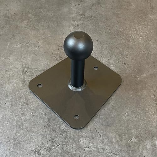 Wandhalterung für Fahrradträger inkl. Montage-Zubehör, Aufbewahrung für Radträger, universell passend, Atera, Thule usw. Halterung Heckträger/Anhänger aus Metall