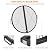 Stanbroil X-Marks Fire Pit Cooking Grill Grates, Foldable Round Cooking Grate with Handles, 36 Inch Portable Outdoor Campfire BBQ Grill, Black