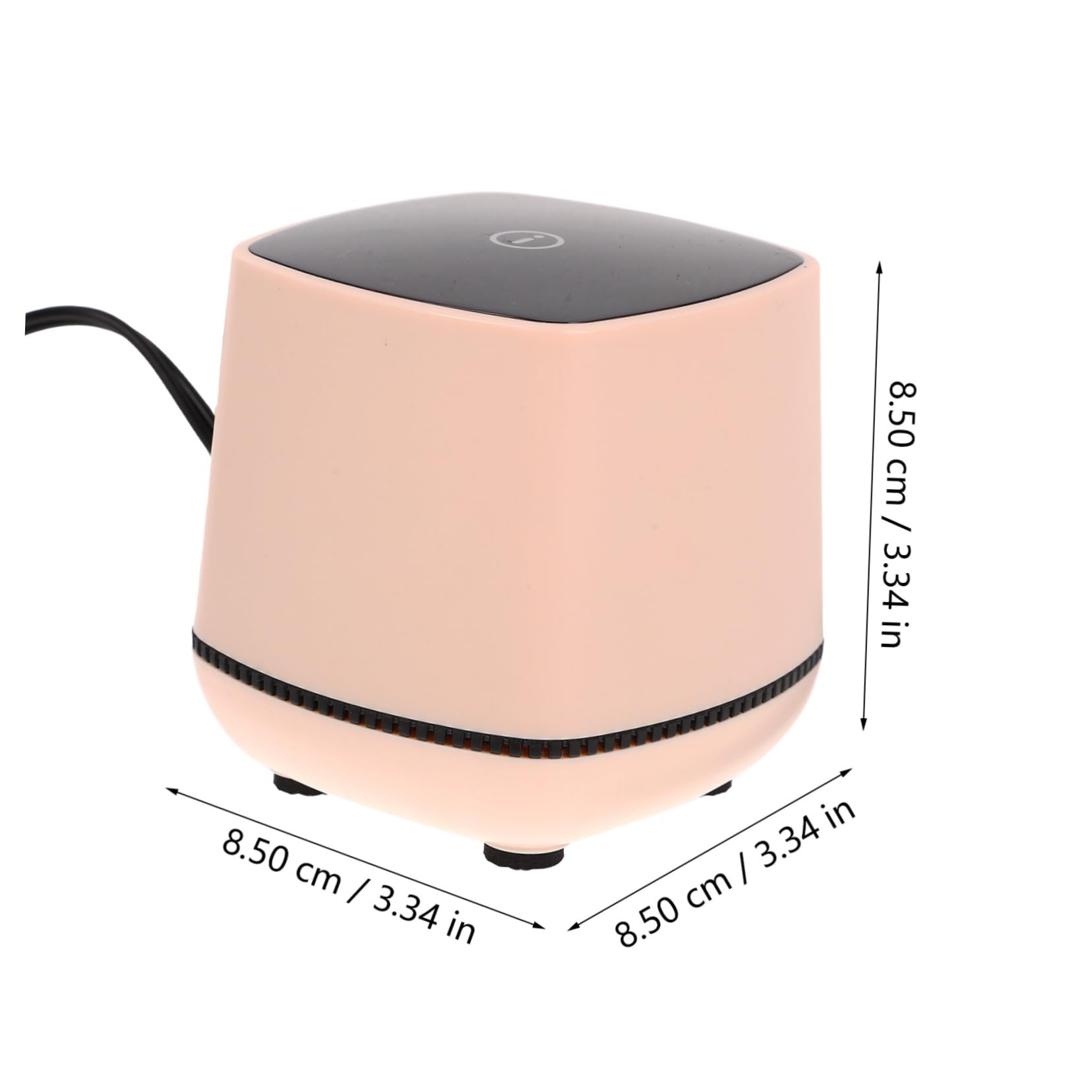 KOMBIUDA Portable USB Powered Desktop Speakers Mini Speakers with Rich Bass Sound Compact Design for Home Office Use Elegant Golden Finish Small Speaker for Music