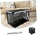 UKCOCO Double Door Pet Cover Dog Crate Cover Window Versatile Oxford Fabric Easy to Clean Compact