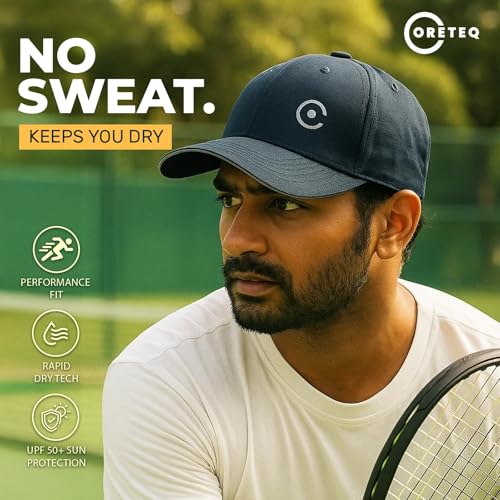 Image of Unisex Grid Cool Running Cap with Adjustable Strap (Pack of 1)
