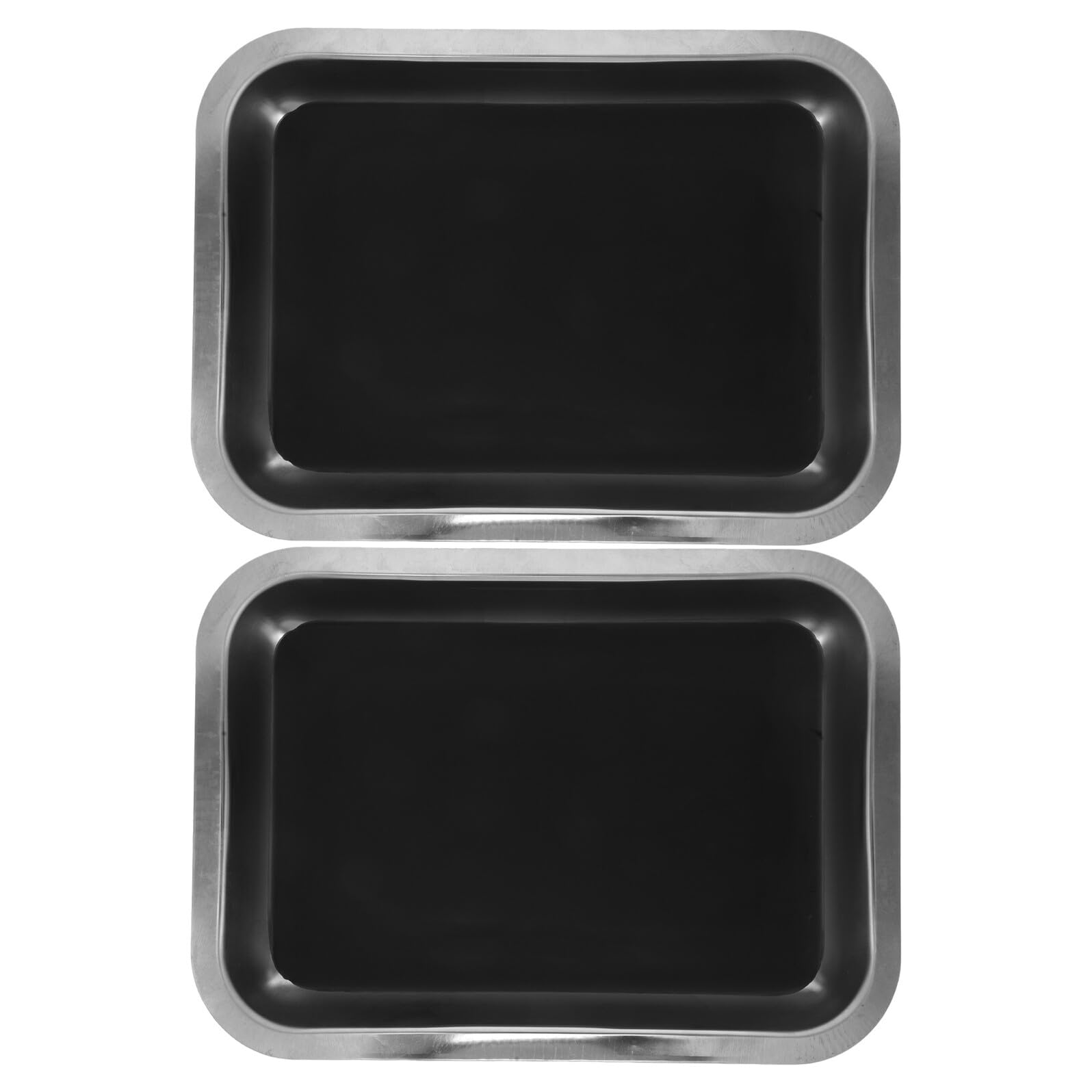 Vassoio Anatomico in Acciaio Inox 304 A4 26X19X4 CM Rivestimento in Cera Set 2 Pezzi per Dissezione da Laboratorio Attrezzatura Didattica Sicura e Stabile per Biologia e