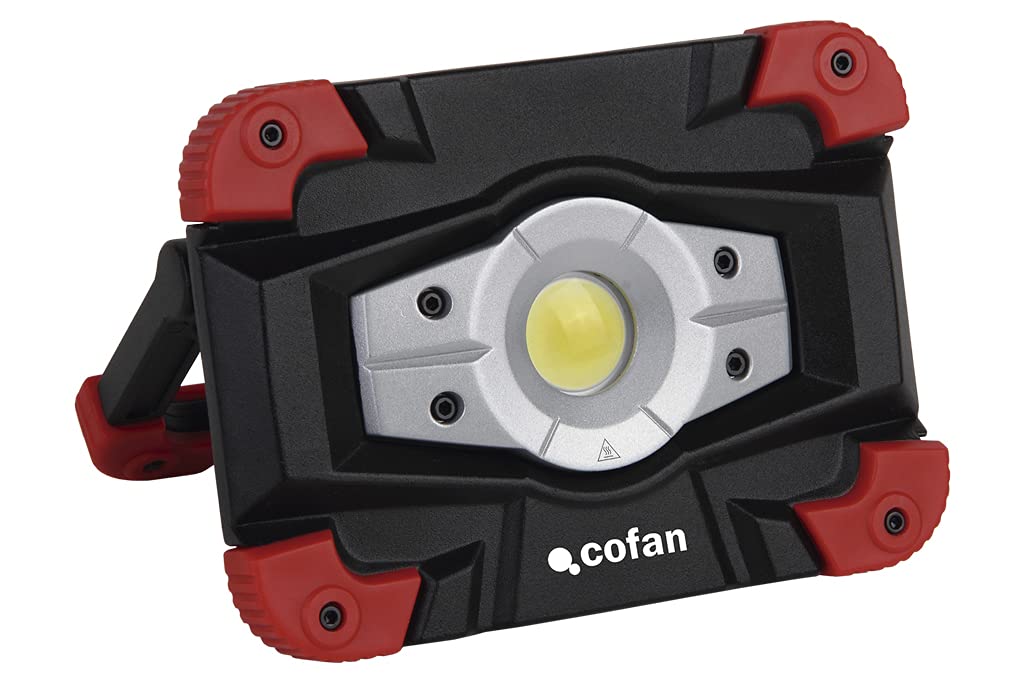 2x luce da lavoro LED COB ricaricabile, luce da officina, torcia