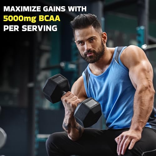 Image of Pure Nutrition BCAA Powder 2:1:1 | 5000mg Branched Chain Amino Acids | Sugar-Free Pre & Intra Workout Supplement | Muscle Recovery & Endurance | Unflavored | 250g (35 Servings)