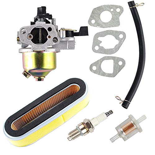 OxoxO faciles à Carburateur Filtre à air Bougie d'allumage Filtre à Carburant kit pour Honda Gxv120 Gxv140 GXV160 Moteurs HR194 Hr195 Hr214 Hra214 Hr215 Hr216 Hra216 Hrc216 Tondeuse à Gazon