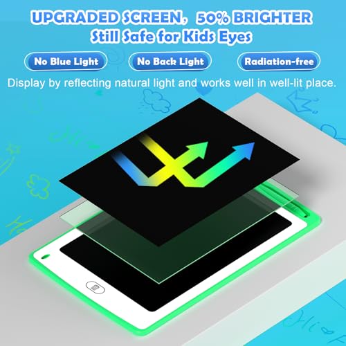 Image of Party Favor LCD Writing Tablet for Kids, 8.5 Inch Colorful Doodle Board Drawing Tablet, Educational Learning Toys Birthday Gifts for Boys Girls Age 3 4 5 6 7 8 (12 Pack)