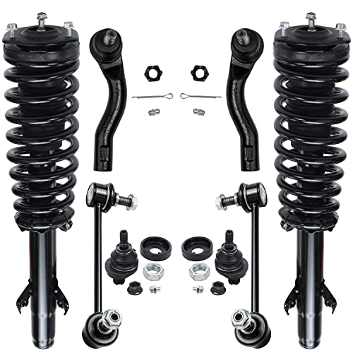 Detroit Axle - 8pc Front Strut Assembly Suspension Kit for 2006-2009 Ford Fusion, Mercury Milan 3.0L Models