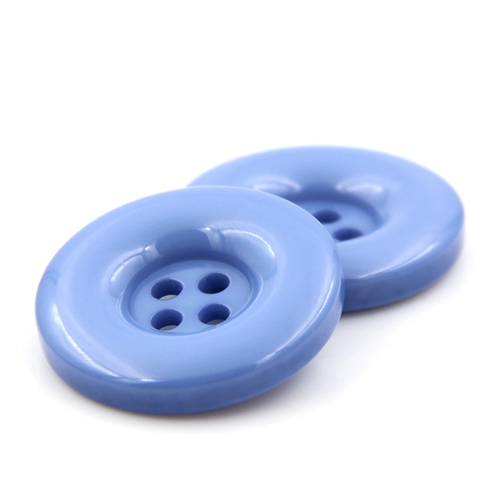 Lot 10 Boutons Couture Résine 2 Trous 16L (10 Mm) Bleu Ciel – Pour Vêtements, Loisirs Créatifs & Customisation
