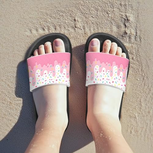 Image of Slides for Boys Girls Quick Drying Kids Slides Sandals Non-Slip