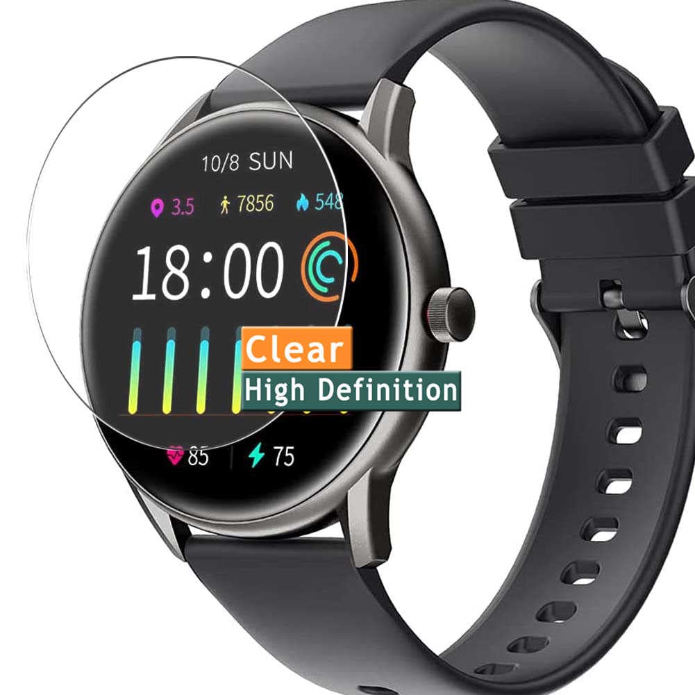 Vaxson3-Pack Screen Protector, compatible with CAMBIVO KW06 PRO 1.28" Smartwatch Smart Watch, TPU Guard Film Protectors Sticker [NOT Tempered Glass]