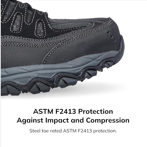 Skechers Men's Cankton Steel Toe Electrical Hazard Construction Shoes
