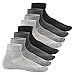 Produktbild Footstar Damen & Herren Kurzschaft Socken mit Frottee-Sohle (8 Paar) Sneak It! - Classic Grey 43-46