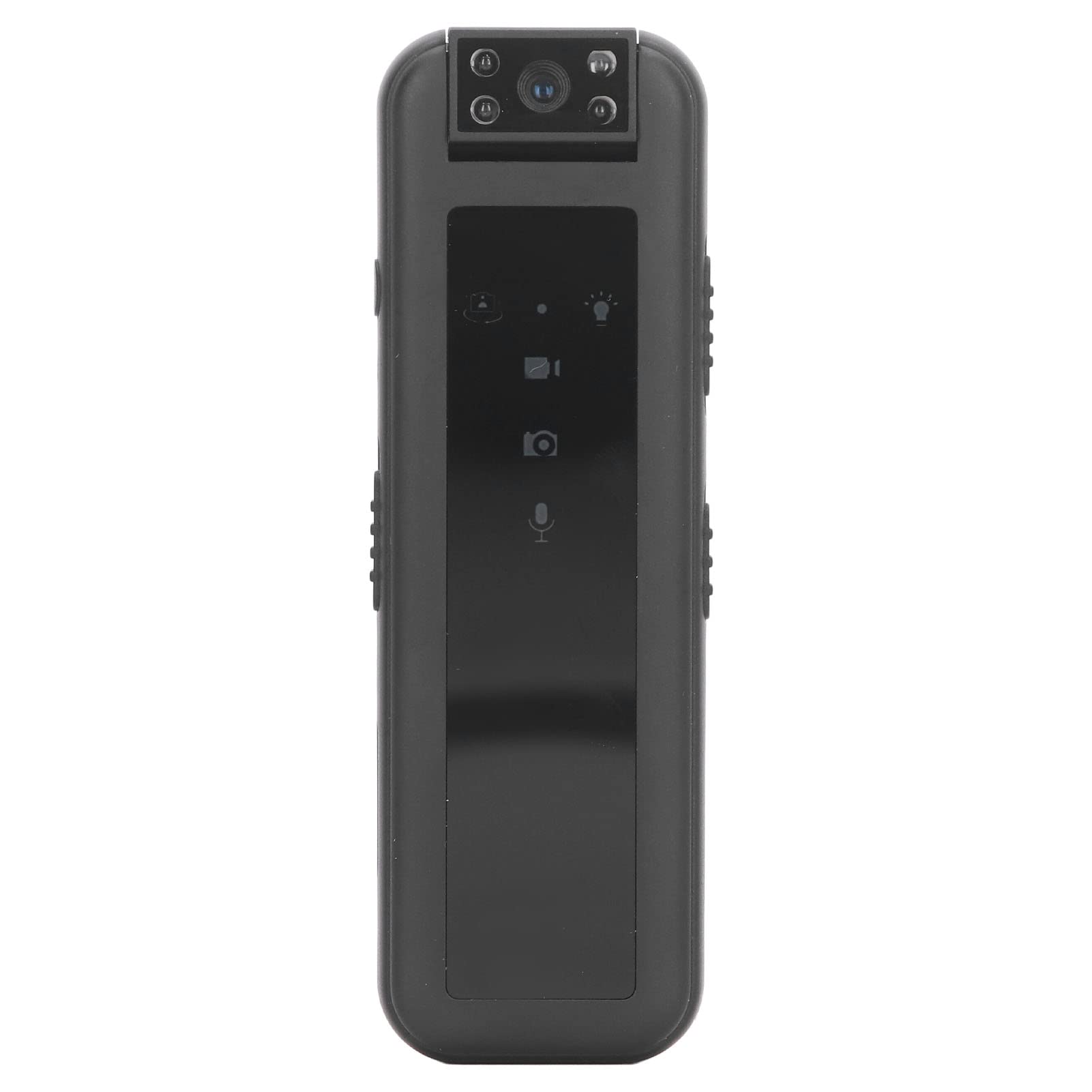 Cámara Corporal, Mini Cámara Giratoria de 180 Grados con Visión Nocturna, Cámara de Niñera Portátil 1080P con Clip Trasero Portátil, Luz Indicadora LED, 600 MAh para Oficina en