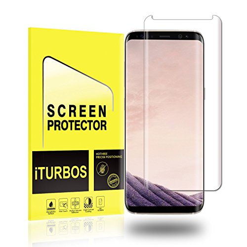 Galaxy S8 Plus Screen Protector [2-Pack], iTURBOS [Case-Friendly] 3D PET HD Screen Protector Film for Samsung Galaxy S8 Plus Clear