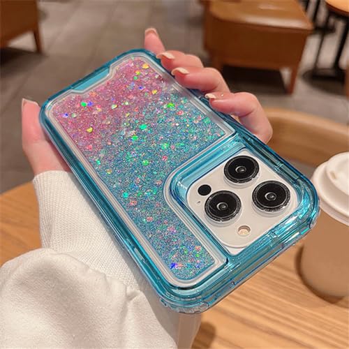 Étui de téléphone transparent à paillettes iPhone 13 Pro Max