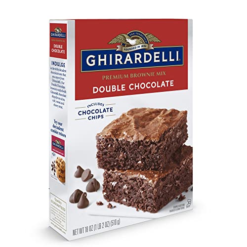 Ghirardelli Double Chocolate Brownie Mix, 18-Ounce Boxes (Pack Of 6) #TOP1