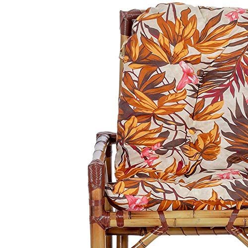 Sofá 2 Lugares 2 Cadeiras de Bambu Cancun Para Area Edicula Jardim G29