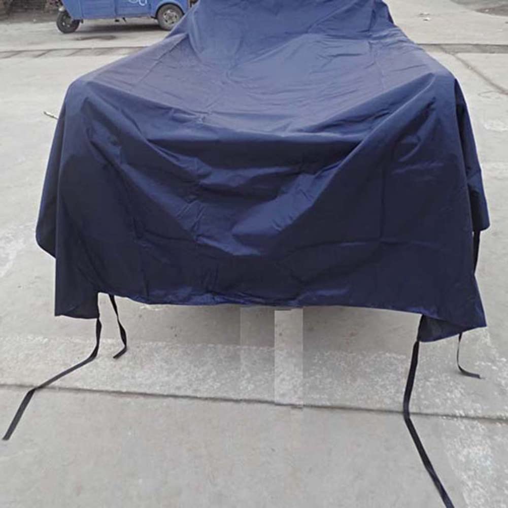 Elektryczny trójkołowy płaszcz przeciwdeszczowy Pogrubiony materiał Oxford Odzież przeciwdeszczowa Motocykl Poncho (niebieski XXL)