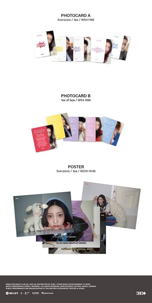 Amazon.co.jp: ILLIT (アイリット) - 3rd ミニアルバム 「bomb