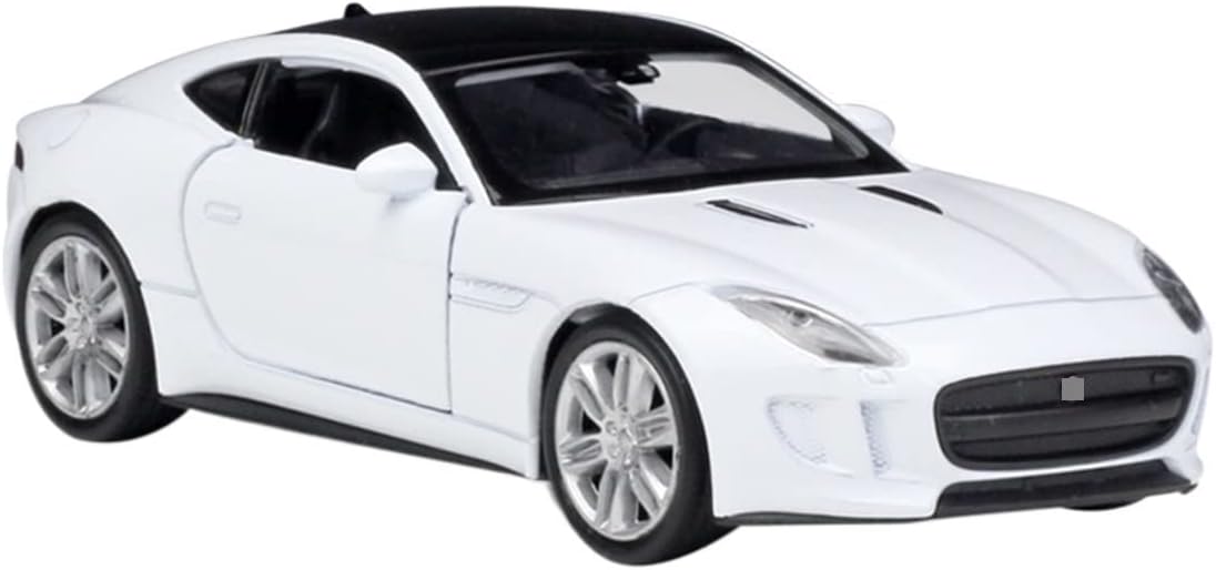 Diecast Alloy Metal Model 1:36 for Jaguar F-Type Coupe Decoration(White)