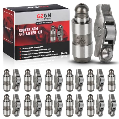GZGN 12 PCS Rocker Arm and Lifter Kit Compatible with Dodge Ram 1500 Promaster Challenger Charger Journey Avenger & Jeep Grand Cherokee Wrangler & Chrysler 200 300, 2011-2020,3.6L 5184296AH 5184332AA