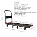 Trolley Industrial Heavy Duty Extra Long Flatbed Truck Trolley Flatbed Silent 8-Wheel Trailer Enlarged and Thickened Flatbed Truck Shopping Cart(Small)