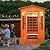 Outdoor Sauna 2 Person Sauna Infrared Saunas Dry Sauna Room Red Cedar and Canadian Fir Wood Wooden 120V Sauna Spa 2080W 48.8 * 38.19 * 81.89inch