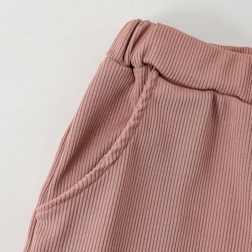 Image of Girl Clothes Solid Color Tank Top Casual Sweatpants 5-10Y Girls' Summer Outfit Set
