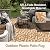 Wonnitar Outdoor Patio Rugs, 5x8 Waterproof Outdoor Plastic Straw Rug, Reversible Outside Deck Area Rug Lightweight Porch Rugs,Large Portable RV Camping Rug for Backyard Balcony Garden (Khaki, 5'x8')