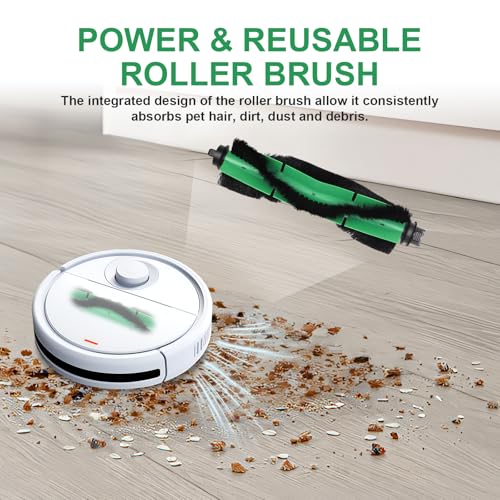 Image of 4 Pack Brushes Accessories Compatible with iRobot Roomba 104, 105 Combo, Vac 105, Vacuum 2, Q0120, Q0520, Y0140, Y0110 Robot Vacuum Cleaner, 1 Cleaning Tool