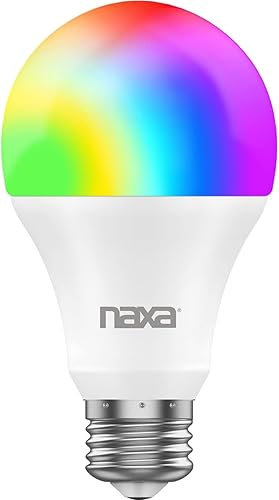 Naxa Bombilla inteligente Wi-Fi, color blanco