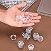 TDOTM Clear Plastic Bead Storage with 30 Pieces Storage Jars Container Bottle with Lid Embroidery Diamond Painting Transparent Accessory Box Organizer for Jewelry DIY Art Craft Nail 1Pack