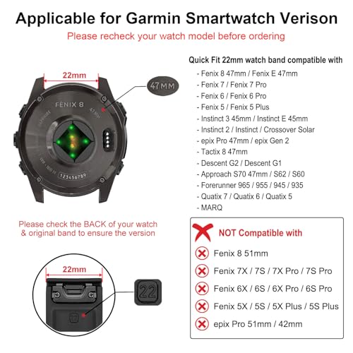 Correa Milanesa 22mm para Reloj Garmin Fenix 8 y Otros miniatura 5