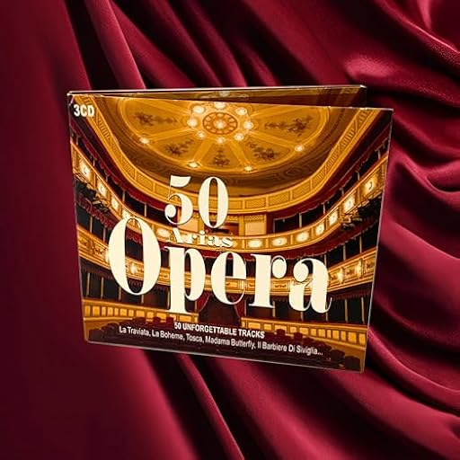 3CD 50 Arias Opera, Maria Callas, Pavarotti, Traviata, Il Barbiere Di Siviglia, Tosca, Carmen, Teatro, Música de ópera, Música clásica | Ya disponible en tu tienda friki favorita! En mundofriki.es!
