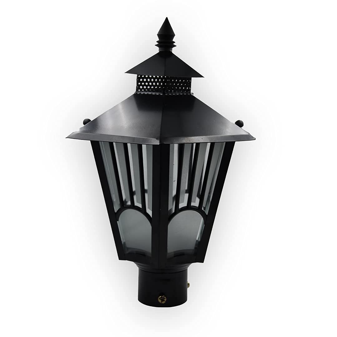 Roshni & Light Rosh Aluminum Waterproof for Outdoor Gate | Black