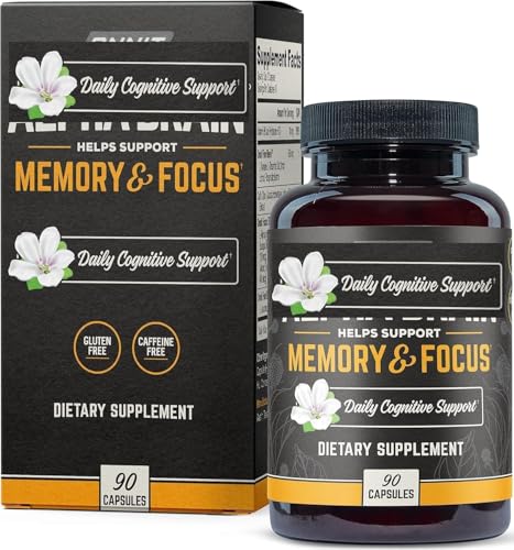 Alpha-Brain Cognitive Enhancement Nootropic Capsules - Memory Support, Mental Clarity