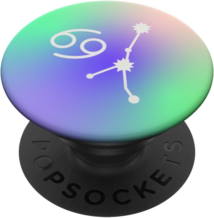 PopSockets Zodiac Phone Grip - Cancer Star Sign PopSockets Adhesive PopGrip