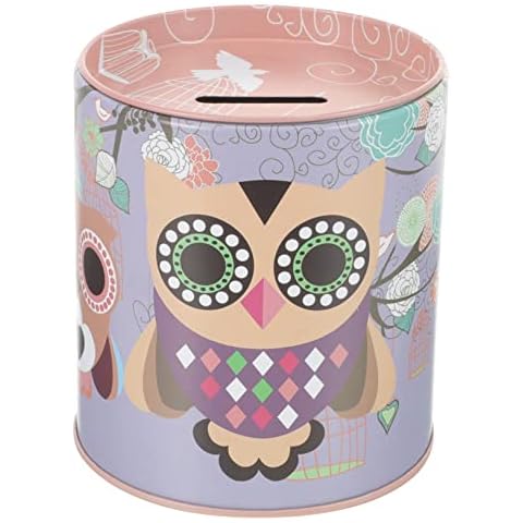 Owl Coin Savings Jar for Kids Cover