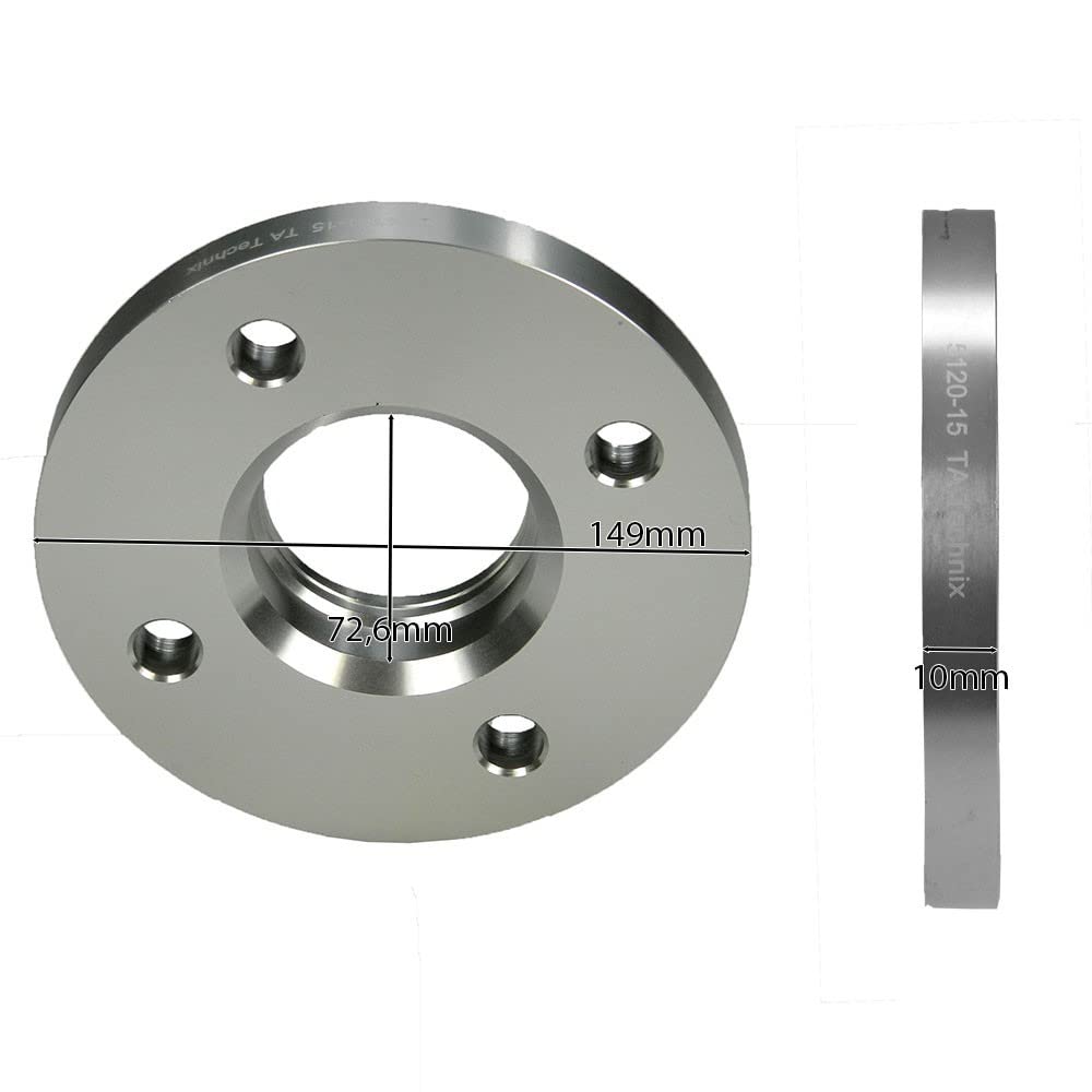 TA TECHNIX Spurverbreiterung Spurplatten 10mm, Lochkreis: 5x120 mm