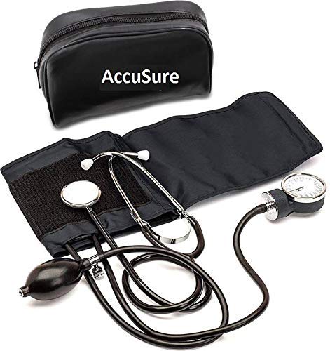 AccuSure Sphygmomanometer Aneroid Type Manual Blood Pressure Monitor With Stethoscope (YV+ST01)-image-40