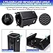 Dmsky Microphone Isolation Shield with Pop Filter & Tripod Stand, Foldable Mic Shield with Triple Sound Insulation, High Density Mic Sound Shield for Recording Studio, Podcasts, Singing, Broadcasting