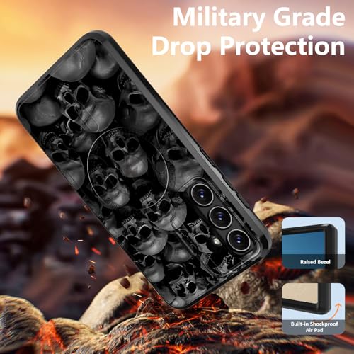 Coque antichoc Samsung Galaxy S25 5G magnétique robuste avec support