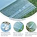 12 PCS 3'x 3.2' Clear Polycarbonate Roofing Sheet, Splicable Corrugated Plastic UV Resistant Greenhouse Shed Canopy, Transparent Insulation Day Lighting Panels, Easy Cut Covering Panel for Outdoor