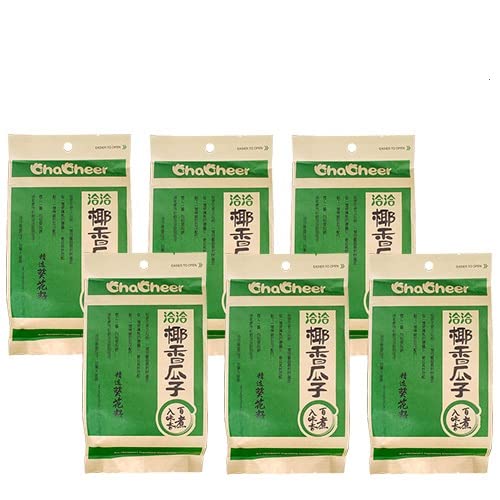 Zq Zq Sunflower seeds (q}̎) (green) 260gx6* Sϓ ChaCheer COCONUT FLAVOUR Ђ܂̎@RRibc