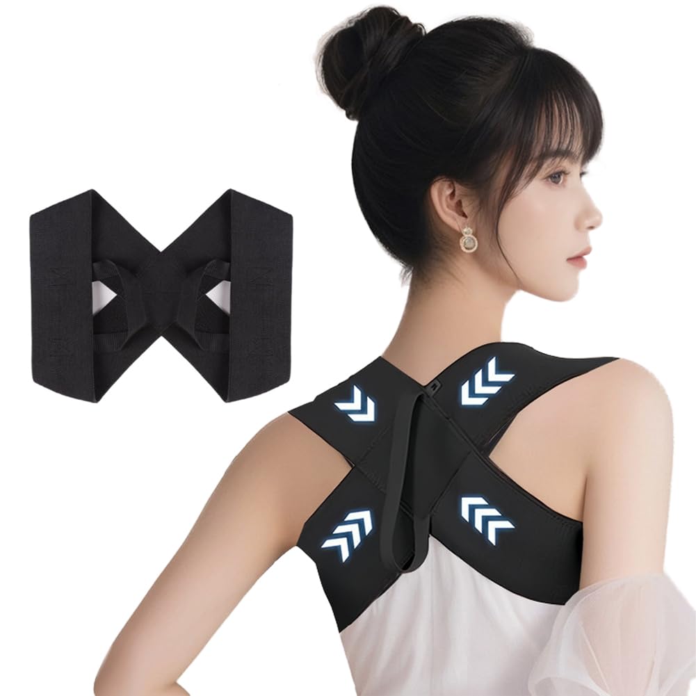 WZLL.SLSP Shoulder Brace Posture Corrector for Men & Women,Relieve Shoulder Soreness, Work Fatigue, Bad Posture, Correct Posture (Large)
